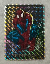 1993-94 Vintage Marvel Spider-man Vending Machine Die-Cut Prism Sticker picture