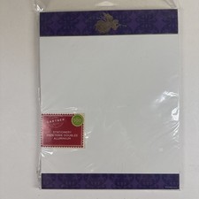 Gartner Studios Majestic Angel Foil Stationery Paper 100ct Sealed NOS picture