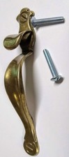 LOT OF 5 Antique Brass Finish Door Pull Handle Size 3/4