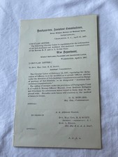 CIVIL WAR RECONSTRUCTION FREEDMAN CIRCULAR CHARLESTON GENERAL OO HOWARD 1867 picture