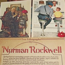 1972 Vintage Norman Rockwell Lithographs picture