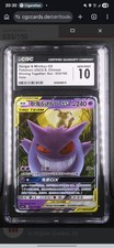 Pokemon Gengar & Mimikyu GX 033/150 Tag Team Chinese CGC 10 Gem Mint picture