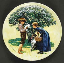 Knowles Easter Plate 1980 Americana Holiday Ser Don Spaulding Numb.Ltd Ed FreeSH picture