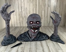 Halloween Ground Breaking Zombie 3 Piece Lawn Decoration picture