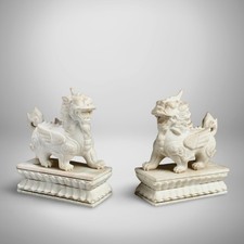 A Pair of Chinese Stone Mythical Beast Statue picture