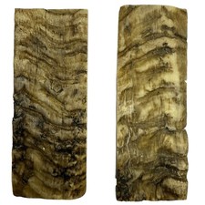 RAM HORN KNIFE HANDLE MATERIAL LARGE BLANK SCALES 5” x 2” x 3/8” WIDE GRIP DIY picture