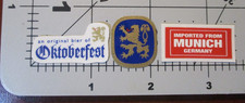 LOWENBRAU Set of 3 Logo Stickers STICKER decal craft beer brewing T picture