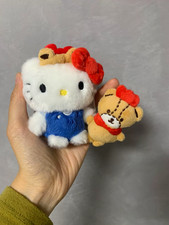 Sanrio Hello Kitty with Tiny Chum Plush Charm Plush Doll Gift Kids Toy picture