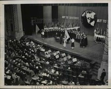 1949 Press Photo Three Day UNESCO Conference at Cleveland Music Hall picture