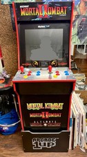 Arcade1Up Mortal Kombat II Arcade Cabinet w/ Riser & Mortal Kombat Stool picture