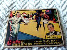 1936  JOHN  DILLINGER # 10  G-MEN+HEROES  OF  THE  LAW    G-MEN  TRACK  DOWN   picture