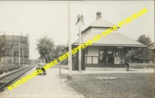 Atlantic City Railroad Glassboro NJ station unused AZO RPPC c1907 picture