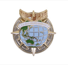 GENUINE U.S. AIR FORCE IDENTIFICATION BADGE: US INDO-PACIFIC COMMAND 1 1/2