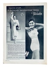 Formfit Lingerie Print Ad Bobbies Teen Proportioned  1957 picture