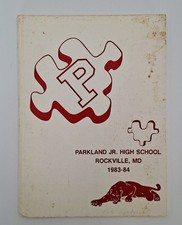 1983-84 Parkland Junior High School Yearbook Rockville Maryland Panthers picture