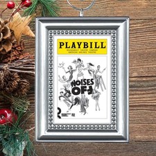 Noises Off Broadway Musical Playbill Christmas‎ Tree Ornament picture
