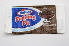 Hostess Pudding Pie Wrapper - RARE - Chocolate Pudding - Vintage 1980s picture
