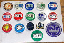 (14) IUOE Local #12 AFL-CIO Union Button/Pinback Lot (Operating Engineers) 70th picture