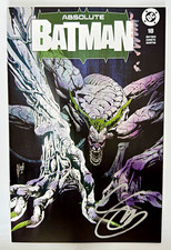 Absolute Batman #18 DOUBLE SIGNED Snyder Canete COA Guillem March Virgin Joker picture