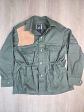 ​VTG 10X Shooting Jacket Mens XL Safari Hunting Field Coat Recoil Shoulder Patch picture