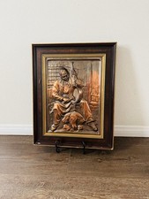 Vintage 3 D Cooper Relief Wall Art 16/20 Inches picture