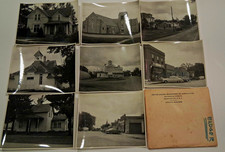 VTG Badger IA Black White Photos 1950's Grain Elevator Town Views History picture