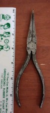 Vintage Duckbill Flat Nose Pliers UTICA 650-6  6-1/2