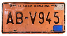 Dominican Republic - License Plate - AB-V945 - North America picture