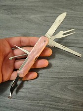 Vintage Folding Travel KNIFE Multitool 1959-Folding knife factory in Vorsma USSR picture