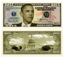  (2) President Obama   (2015) Novelty Bills picture