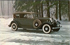 1932 Lincoln Model KB Dual Cowl Phaeton - Vintage Car Postcard picture