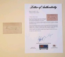 Johann Strauss II Signed PSA DNA Autograph Classical Composer Auto Cut COA Jr picture