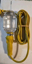 NOS Vintage Rodale Metal Cage Trouble Light Drop Light Mechanic Light Made USA  picture