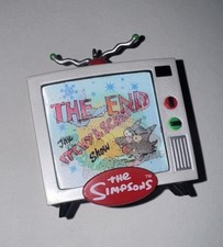 The Itchy and Scratchy Show Simpsons TV Carlton LITTLE Treasures Ornament picture