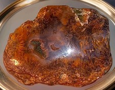 Rare  1980s Old-Stock Trent Sagenite Agate (68g) picture