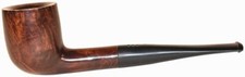 Carey Magic Inch Smoking Pipe - Straight Honey Brown Smooth Billiard - 302K picture