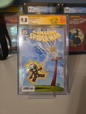SIGNED Spider-Man #69 CGC 9.8 (2025) Skottie Young ~ Marvel Comics picture