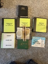 Vintage Pilot Aviation Lot Jeppesen ASA Plotter E6B Piper PA-28R N3828T picture