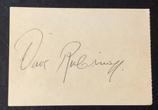 Violinist David Rubinoff Signed Paper - Popular violinist during the 1930s/1940s picture