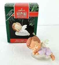 IRIS 1991 Hallmark Ornament 4th in the Mary's Angels Series MIB  picture