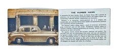 1948-1950 Humber Hawk Pocket Size Sales Brochure picture