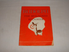 First Edition 1939 Montgomery Ward Rudolph the Red-Nosed Reindeer Tri Motor Book picture