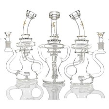 Toxic  9″ Clear Heavy Recycler High Quality Toxic Brand Recycler picture