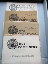 vintage OVR CONTINENT WEEKLY ILLUSTRATED MAGAZINE 1882 PHILADELPHIA picture
