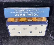 Vintage Jean Patou Coffret 3 Boules Mini Perfume Bottle Set Boxed  picture