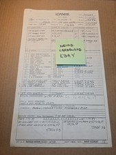 Original Used Call Sheet (1981) The Waltons - Judy Norton Taylor - Lorimar -LOOK picture