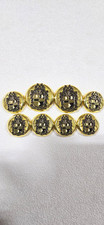 ALPHA PHI ALPHA Fraternity  Custom Buttons for blazers in Gold color 8 Buttons picture