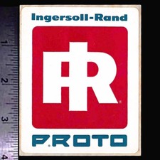 PROTO - Ingersoll-Rand Tools - Original Vintage 1970's Racing Decal/Sticker picture