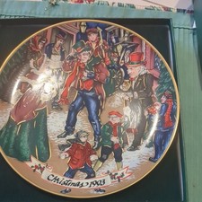 Fitz & Floyd 1993 Dickens Christmas Plate 