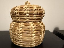 Vintage Tohono O’odham Basket Papago Bear Grass Yucca picture
